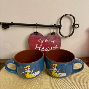 VTG 90s Cafe’ Boheme Coffee Crème mugs